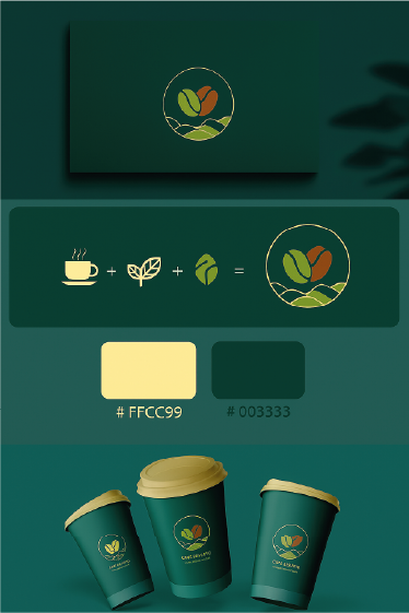 Identidade visual — marca de café