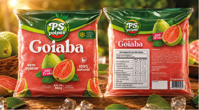 PS Polpas — polpa de goiaba