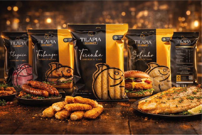 Tilápia Gourmet — linha de congelados